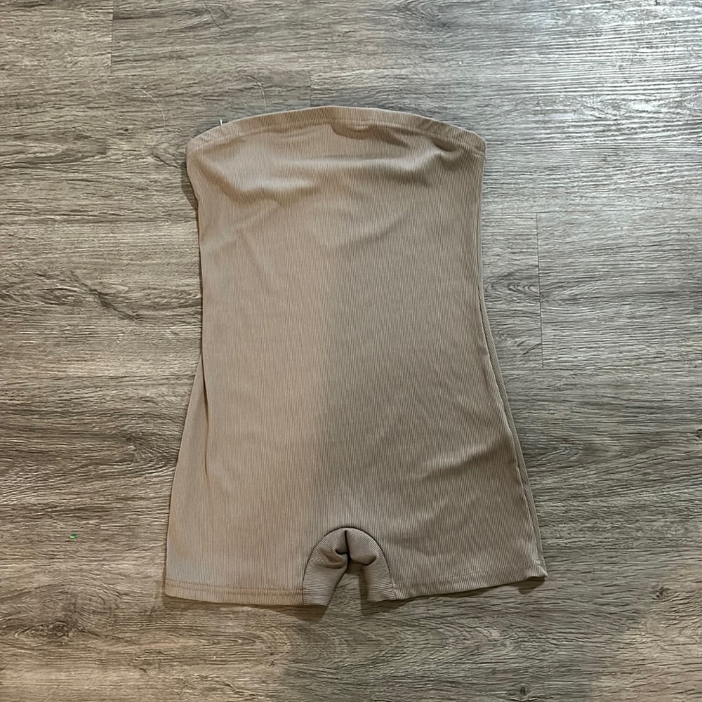 Beautiful tan romper SHEIN